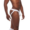 Mr B - Mister B Lot de 3 Jockstraps Mister B TORONTO Blanc-Noir-Rouge